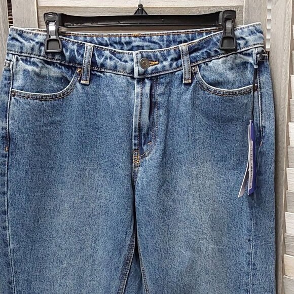 Mid-Rise Boyfriend Medium Wash Jeans | Future Collective | 6 - Picture 3 of 13